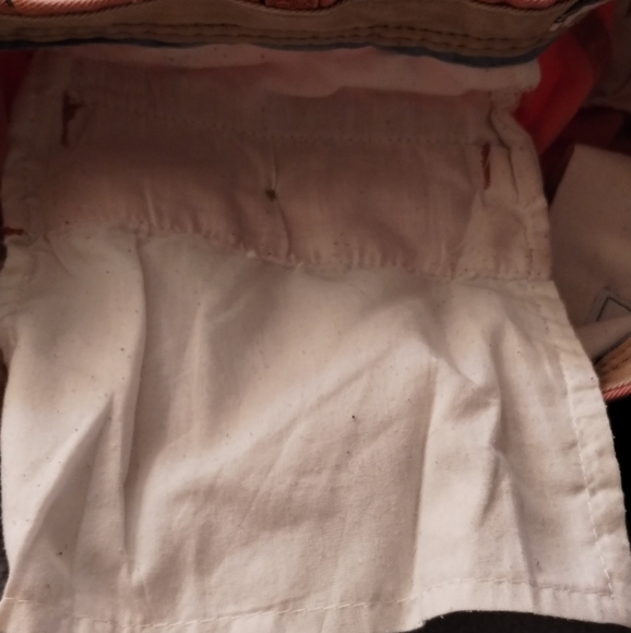 Izod Saltwater mens Sailor short Peach with navy anchors sailor - Picture 12 of 14